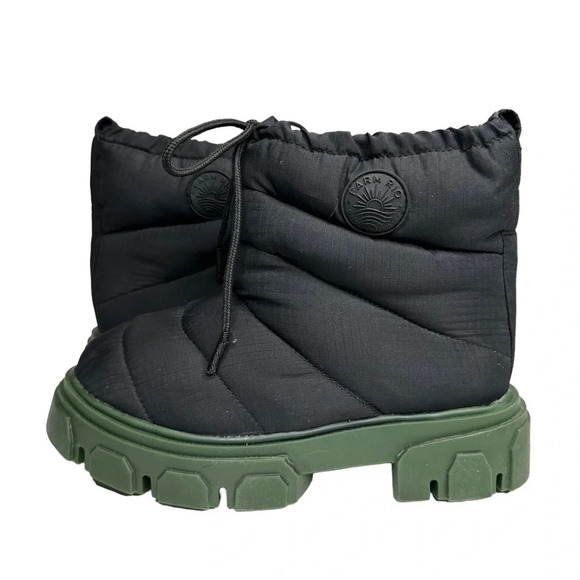 FARM Rio Lug Sole Bootie in Black. Sz: 8.5 - Picture 3 of 11